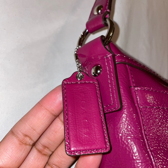 COACH Medium Raspberry Hobo Bag - Picture 6 of 9